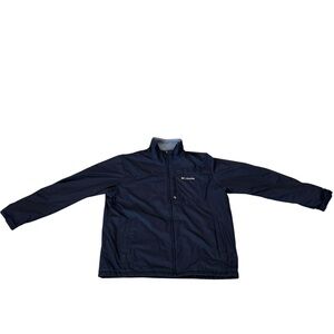 Columbia Men’s Navy Blue Softshell Jacket XL Used